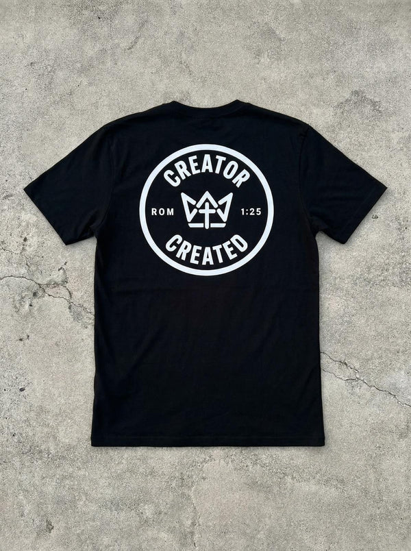Black Foundation Tee – Premium Minimalist Cotton T-Shirt